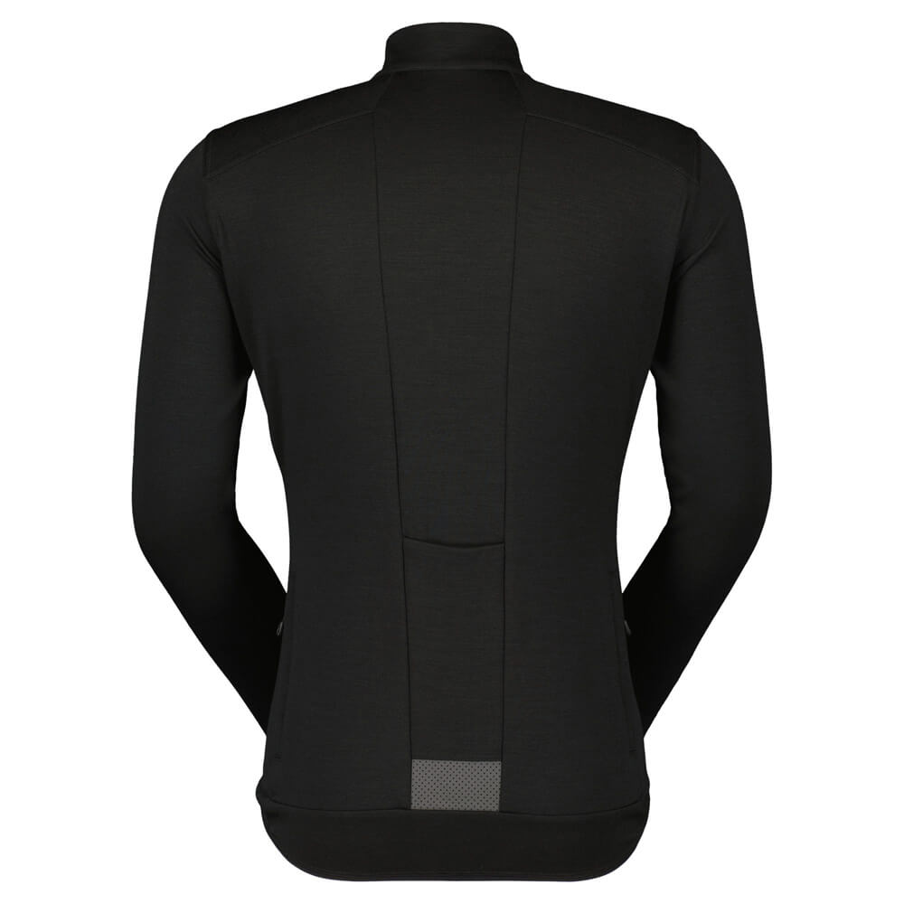 SCOTT Gravel Warm Merino LS Shirt Black