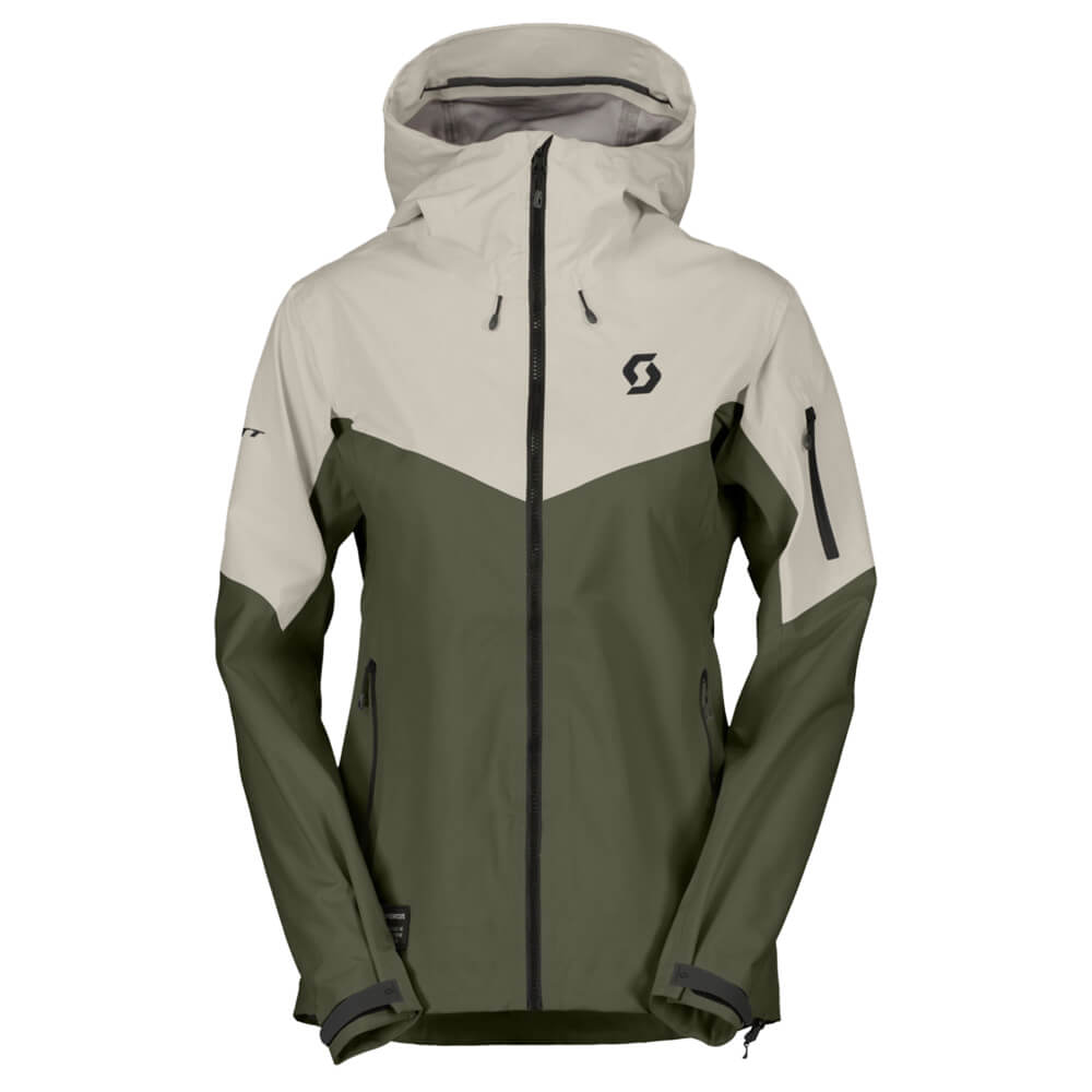 SCOTT W's Explorair 3L Jacket Dust White/Douglas Green SCOTT W's Explorair 3L Jacket Dust White/Douglas Green