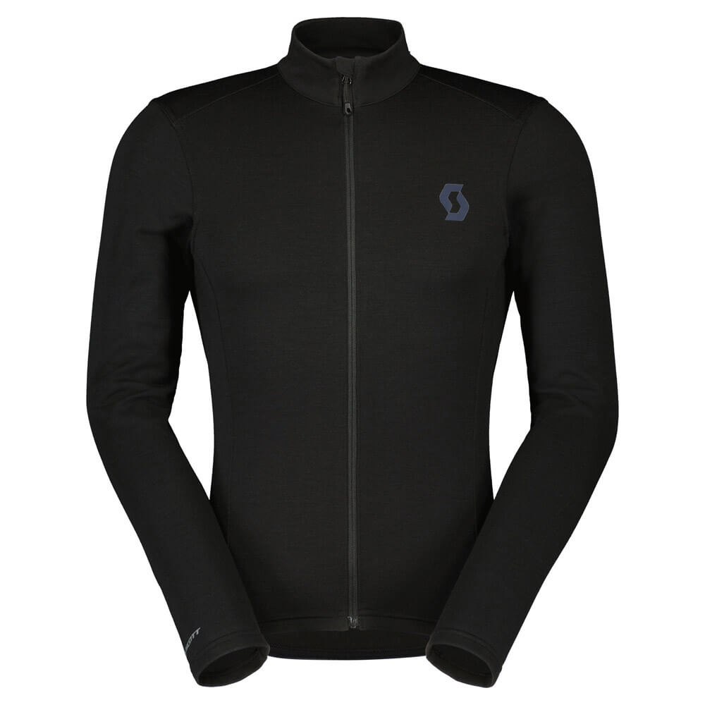 SCOTT Gravel Warm Merino LS Shirt Black