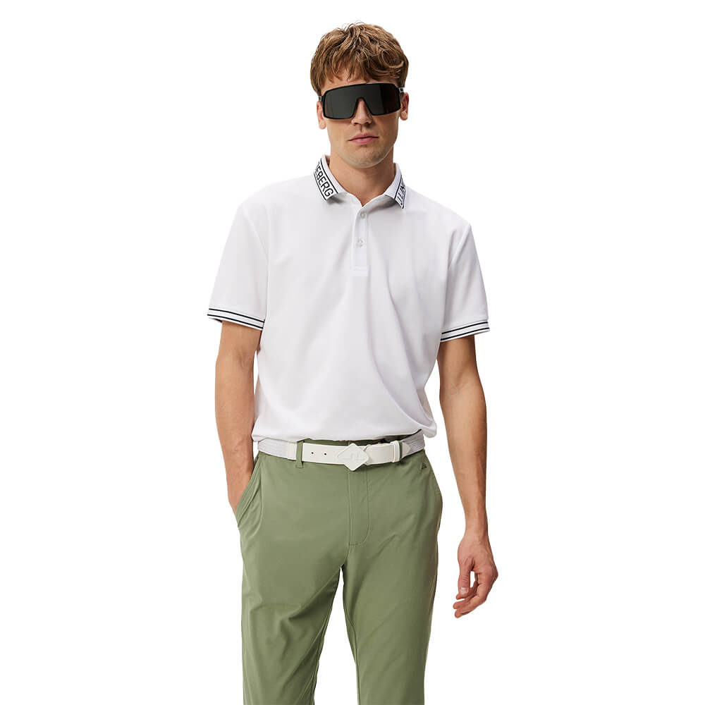 J. Lindeberg Austin Regular Polo White