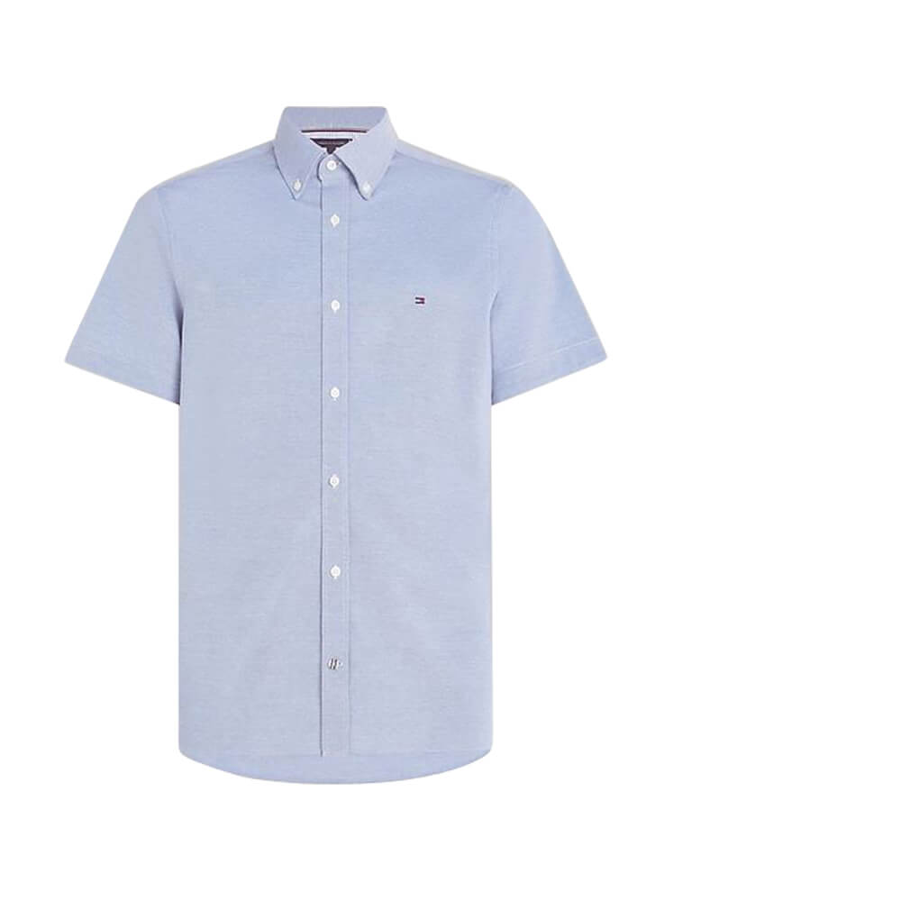 Tommy Hilfiger 1985 Knitted SF Shirt S/S Cloudy Blue