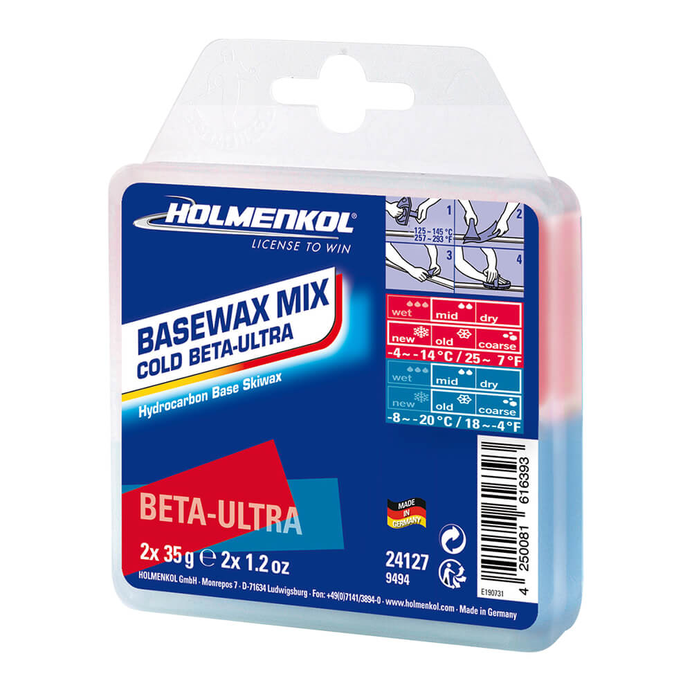Holmenkol Basewax Mix COLD Beta-Ultra 2x35 g