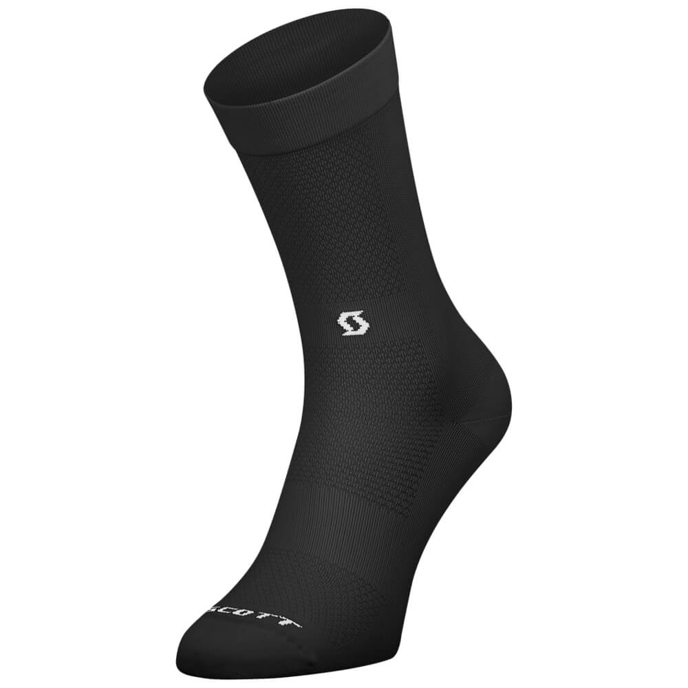 SCOTT Performance No Shortcuts Crew Socks Black/White