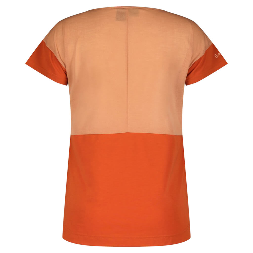 SCOTT W's Trail Flow DRI Shirt Braze Orange/Rose Beige