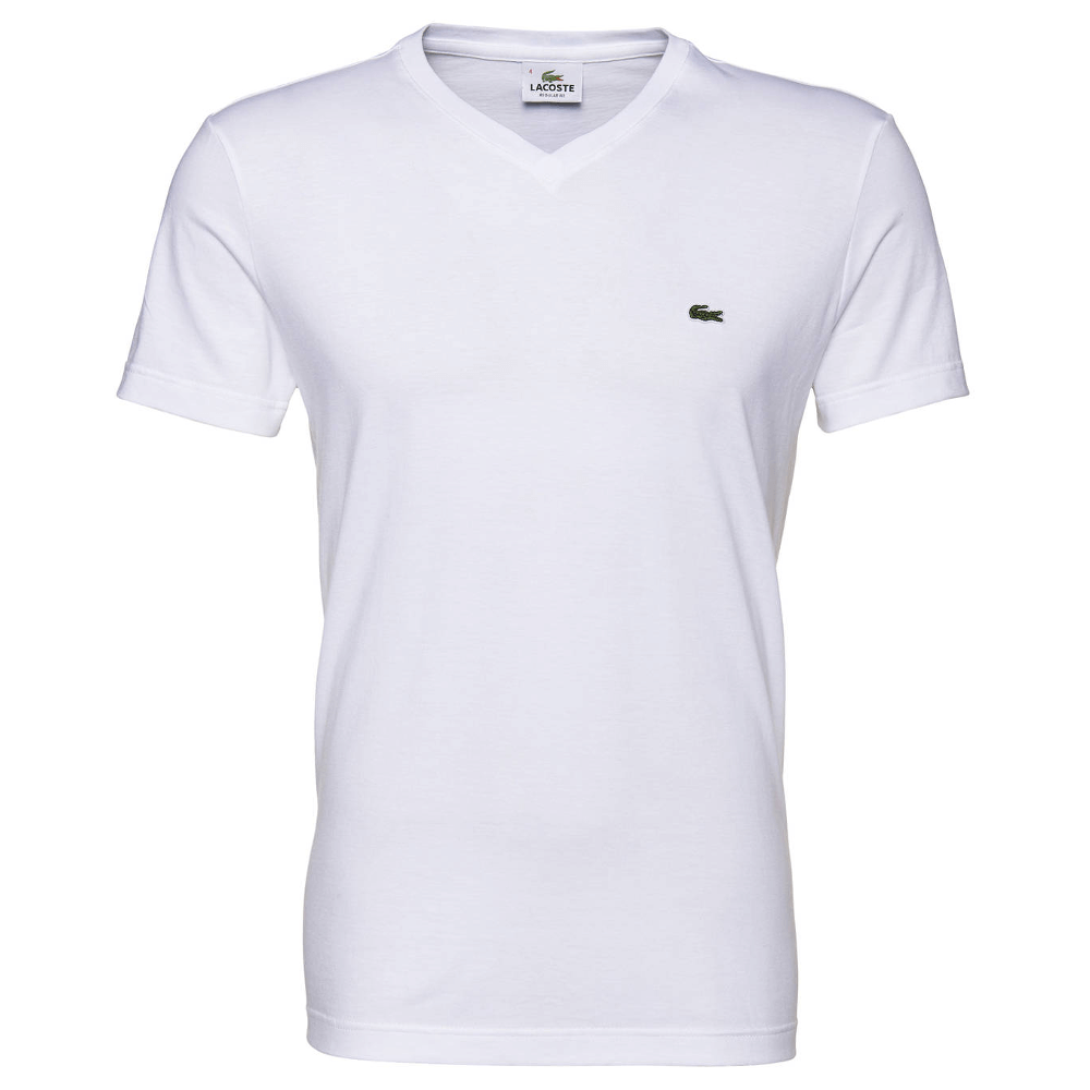 Lacoste V-Neck Shirt White