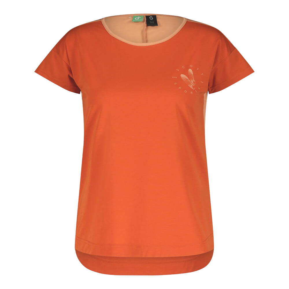SCOTT W's Trail Flow DRI Shirt Braze Orange/Rose Beige SCOTT W's Trail Flow DRI Shirt Braze Orange/Rose Beige