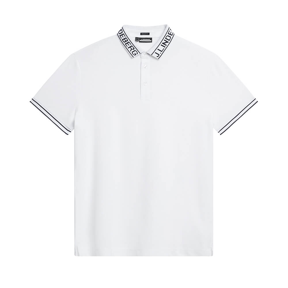 J. Lindeberg Austin Regular Polo White