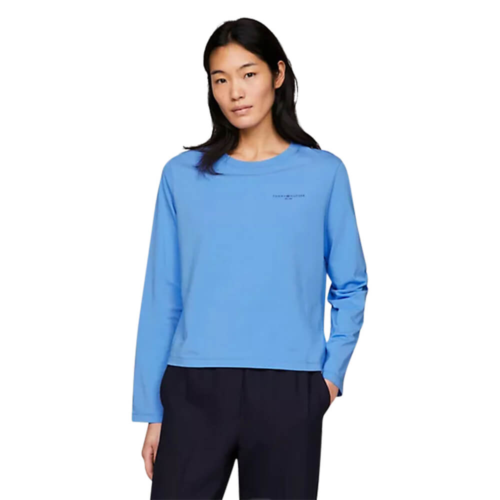Tommy Hilfiger 1985 Mini Corp Logo C-NK LS Blue Spell