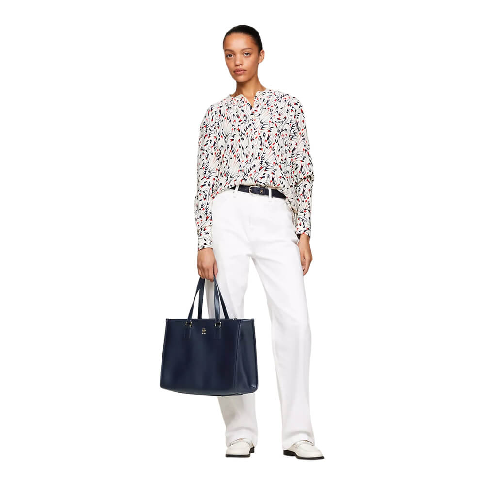 Tommy Hilfiger Monotype Tote Space Blue