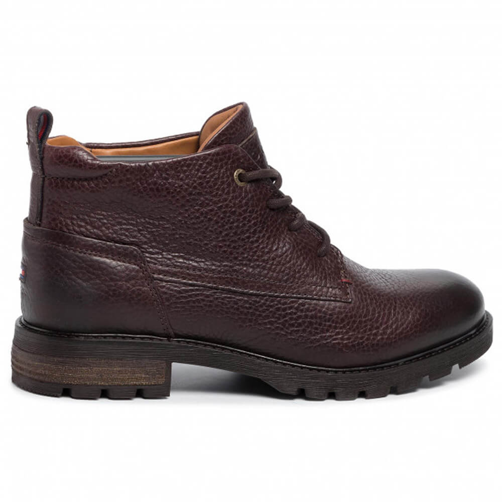 Tommy Hilfiger Premium Shearling Leather Boot