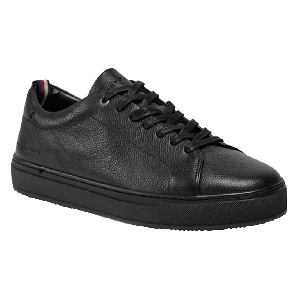 Tommy Hilfiger Premium Cupsole Grained LTH Black