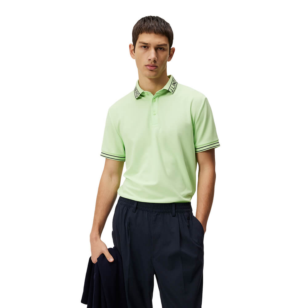 J. Lindeberg Austin Regular Polo Paradise Green